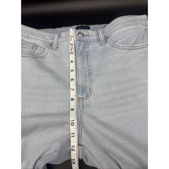 SCOOP Women’s Light Wash Denim Barrel Leg Mid Rise Ankle Jeans Sz 8 NEW - Picture 10 of 12